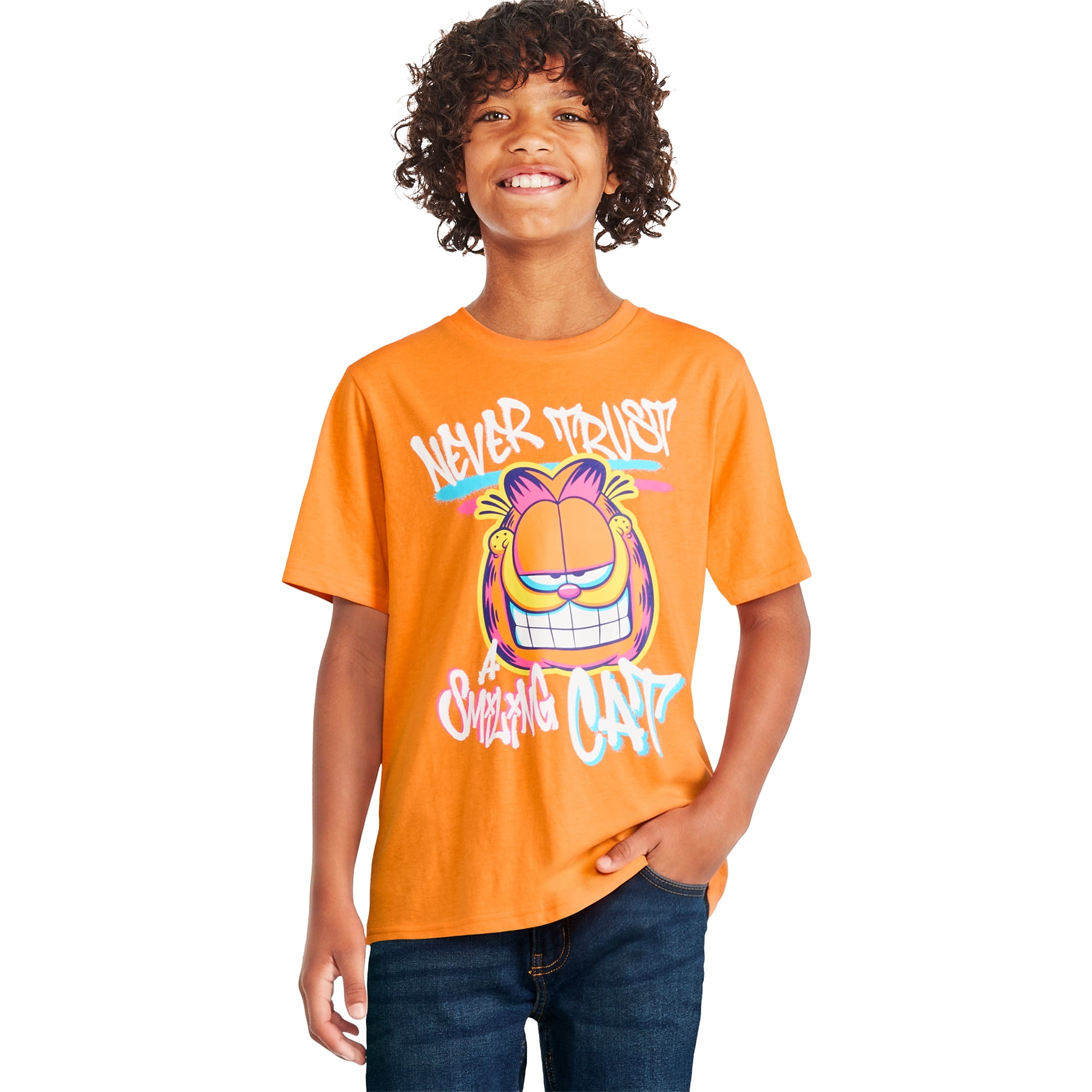 Garfield Boys' Short-Sleeve Graphic T-Shirt