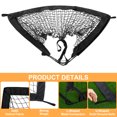 thumbnail image 3 of 4x3' Soccer Goals Portable Soccer Net Foldable Goal for Training, Black Set of 2, 3 of 7