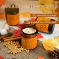 thumbnail image 2 of Fall Candles Set, Fall Scented Candles Including Hello F All, Apple Cider, Hot Cocoa, Maple Latte, Long-Lasting Pumpkin Candle, Eco-Friendly Soy Candles Non Toxic, Best Gift for Autumn, 4 Pack, 7 oz, 2 of 8