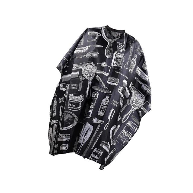 Dalazy Grand Salon Barbier Coiffure Robe Shampooing Cheveux Cape Tablier-39 x 55 Bleu Type D 1Set