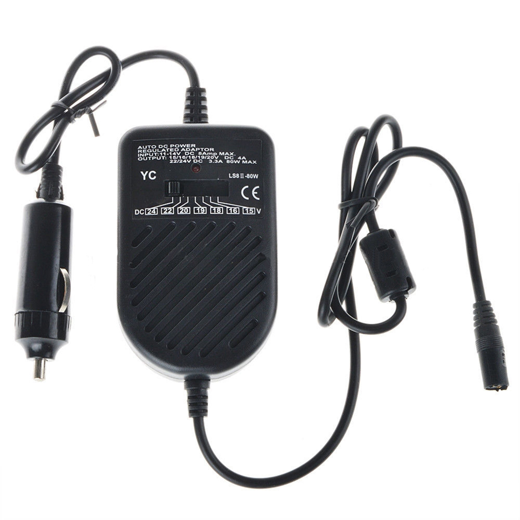 laptop car charger universal notebook power supply adapter auto USB port laptop charger car adjustable laptop charger DC notebook car charger