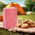 thumbnail image 4 of QTOCIO Colorful Plaid Kraft Paper Bag Gift Wrap Small Gift Paper Bag Cute Storage Organizer Bag, 4 of 4