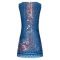 thumbnail image 5 of Cameland Robe Débardeur d'Été Décontractée Ample à Imprimé Floral pour Femme, Ajourée, Robe de Plage Sans Manches, 5 of 5