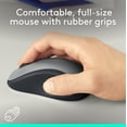 thumbnail image 2 of LogitechSouris Sans Fil Pleine Taille Ambidextre avec Récepteur USB Argent, 2 of 7