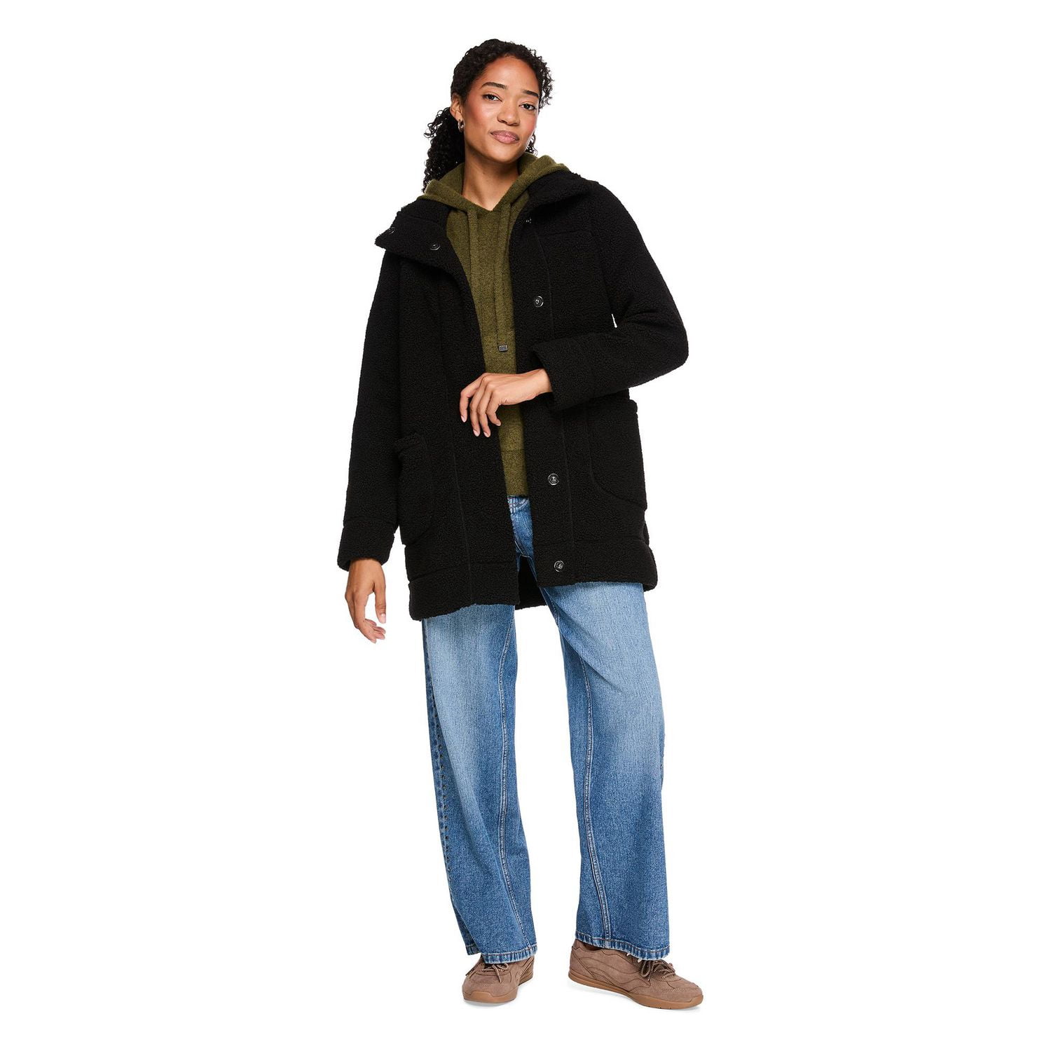 Manteau long en borgana George pour femmes