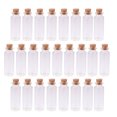 thumbnail image 1 of 25Pcs Cork Stoppers Glass Bottles Small Glass Jars for Candy Wedding Favors 30ml, 1 of 8