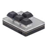 Mechanical Keypad, Mechanical Keyboard 2.4G USB BT Automatic Sleep for Office