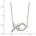 thumbnail image 2 of Collier Extension 925 en Argent Sterling Poli 'XO' avec 16 Pouces, 2 of 2