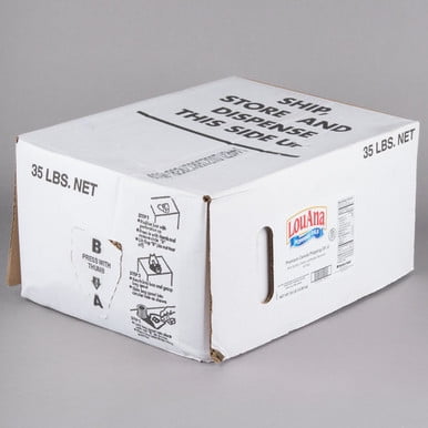 LouAna Butter Flavored Canola Popping Oil Bag-in-Box Oil 35 LBS | 1 Bag/Case