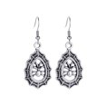 thumbnail image 1 of WREESH Halloween Earrings Retro Skull Bat Spider Earrings Distressed Earrings, 1 of 2