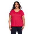 thumbnail image 1 of George Women's Plus V-Neckline Tee, 1 of 6