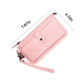 thumbnail image 3 of Dvkptbk Coin Purse Ladies Wallet Slim Bifold Wallet with Zipper Closure Multi Card Case Ladies Credit Card Multi Card Coin Purse Storage & Organization, 3 of 6