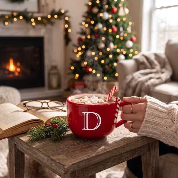 Mug en dolomite Holiday Times – Modèle D