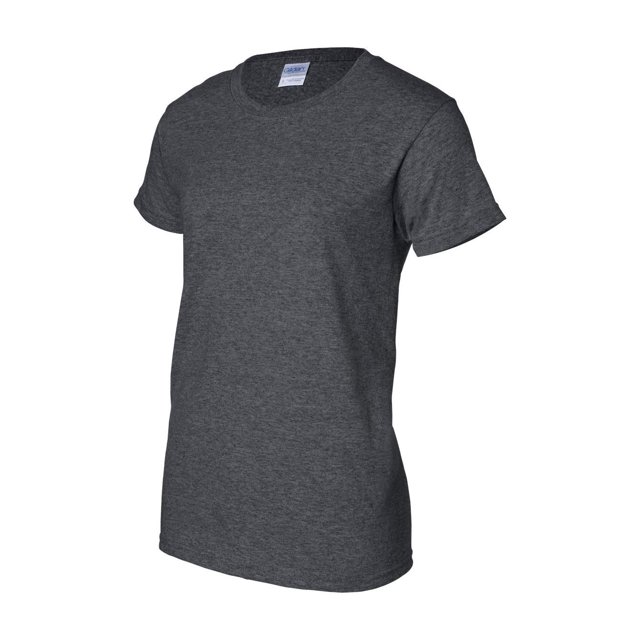 Gildan - T-Shirt pour Femmes en Coton Ultra - 2000L - Gris Chiné Foncé - Taille : 2TG