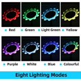 thumbnail image 3 of Solar Floating Pool Light Flower Shape Submersible Lamp RGB LED with Remote Control for Garden Pond Decoration 3.22x1.41in, 3 of 7