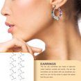 thumbnail image 4 of fastboy 10pcs Ear Clip Converters Earring Accessories Handmade Fashionable Handheld Findings Turn Any Post Studs Into Clip-On Earrings Type2, 4 of 6