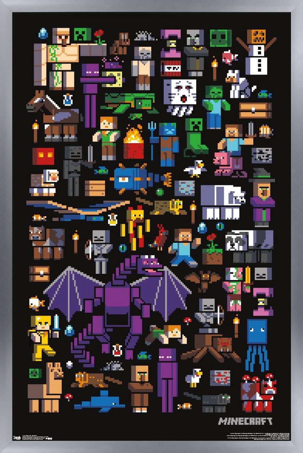 Minecraft - Mobbery Wall Poster, 22.375" x 34"