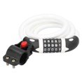 thumbnail image 3 of 5 Digit Password Lock, Portable Anti-theft Bike Cable Lock Heavy Duty Anti Theft Bicycle Locks Mini Bike Password Lock For Motorcycles, Scooters, Doors, Toolboxes, 3 of 8