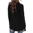 thumbnail image 3 of Cardigan Ouvert pour Femmes Manches Longues Léger Cardigan en Tricot Habillé Veste Décontractée d'Automne, 3 of 6