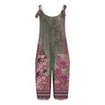 thumbnail image 3 of WILLBEST Jeans pour Femmes Combinaison d'Été Décontractée Sans Manches Imprimée Confortable avec Poches, 3 of 4