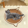 thumbnail image 2 of GROWTH TANK Cat Scratch Mat Furniture Protector with Ball Sleeping Scratching Resistant Wear Dark Brown, 2 of 9