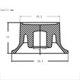 thumbnail image 4 of 4Pcs Guitar Speed Control Knobs 2 Volumes 2 Tones Knob For LP SG Electric Guitar, 4 of 11