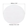 thumbnail image 2 of Unique Bargains Doublure de Couvercle en Mousse 60mm/2.34 Pouces, 100 Pcs Joint Sensible à la Pression Résistant PS Blanc Rouge, 2 of 7
