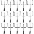 thumbnail image 1 of Shisuyan Crochet de Panneau Perforé en Métal Argent Lot de 50 Rangement d'Outils de 2 Pouces, 1 of 9