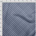 thumbnail image 3 of oneOone Organic Cotton Poplin Twill Fabric Check & Geometric Print Fabric BTY 42 Inch Wide, 3 of 4