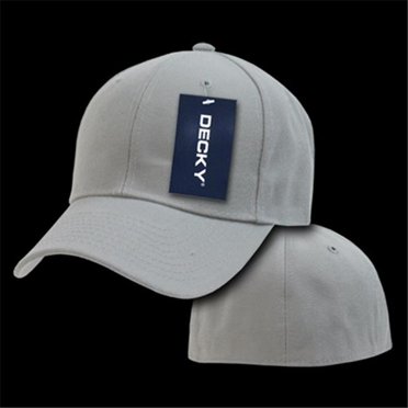 402-PL-GRY-24 Decky Casquette Ajustée, Gris - Taille 801, - 7.12