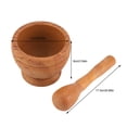 thumbnail image 2 of Unique Double Sided Granite Mortar Mortar Pestle Set, Stone Grinder Plastic Mortar Pestle Set, Apothecaries Pharmacies For Home Kitchen, 2 of 8