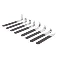 thumbnail image 4 of Outils de Façonnage en Argile, Couteau de Sculpture en Argile Manche en Caoutchouc Acier Inoxydable Manche Résistant à la Rouille Ensemble de 8 Pcs pour Poterie, 4 of 7