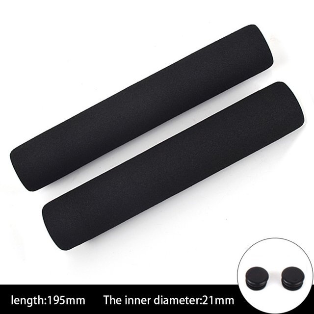 2x Vélo Vélo MTB Guidon Tube Mousse Poignée en Caoutchouc Poignée Poignées Kits Ensembles