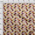 thumbnail image 2 of oneOone Georgette Viscose Tissu Texturé Marocain Imprimé Géométrique BTY 42 Pouces de Large, 2 of 4