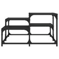 thumbnail image 2 of vidaXL Coffee Table Black 68x68x40 cm Engineered Wood, 2 of 5
