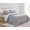 Gris clair, variante sur Ensemble de literie complet de luxe Swift Home, toutes saisons, taille simple/Twin XL, blanc