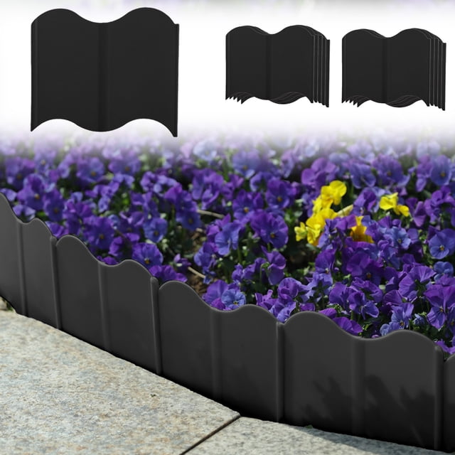 RKSTN p lastic Fence Garden Edge Border Decoration Garden Fence Flower Bed Border Is Suitable For Terrace Walkways And Courtyards