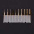thumbnail image 4 of Fraise de Fin de Carbure, 10pcs Titane Enduit 0.8mm3.17mm PCB Outil de Coupe de Performance Entraîné, 4 of 8