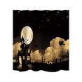 thumbnail image 1 of Rideau de Douche à Thème d'Halloween Imprimé Numériquement, Rideau Imperméable pour Salle de Bain, 1 of 1