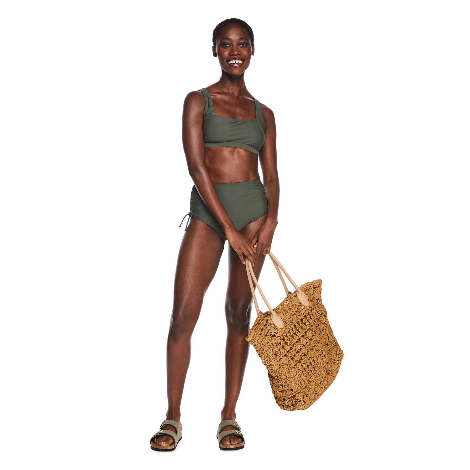 Haut de bikini à encolure carrée George pour femmes