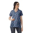 thumbnail image 1 of Moomaya Chemise Tunique Style Enveloppant pour Femmes en Coton Décontracté Col Classique Boutonné, 1 of 6