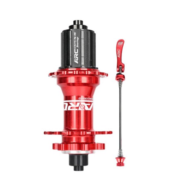Moyeu de Roulement Format Compact Sans Bavures Réduire la Friction Fournitures de Cyclisme Installation Pratique Moyeux Métalliques Alliage d'Aluminium Arbre de Roue Moyeu 32 Trous/arrière