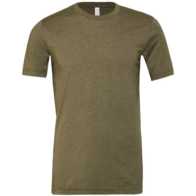 Bella + Canvas Adults Heather Cvc Short Sleeve T-Shirt