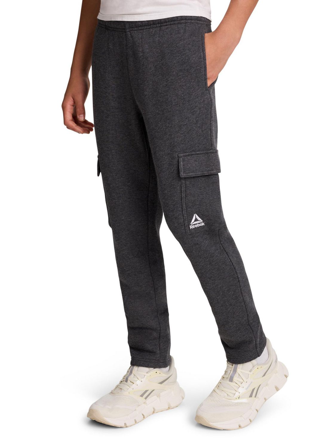 Reebok Pantalon cargo en molleton Core pour garçons