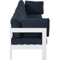 thumbnail image 4 of Meridian Furniture Nizuc Bleu Marine Canapé Modulaire d'Extérieur pour Patio, 4 of 9
