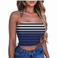 thumbnail image 2 of Tube Tops, Womens Printed Strapless Yoga Exercise Chest Wrap Pullover, 2 of 4