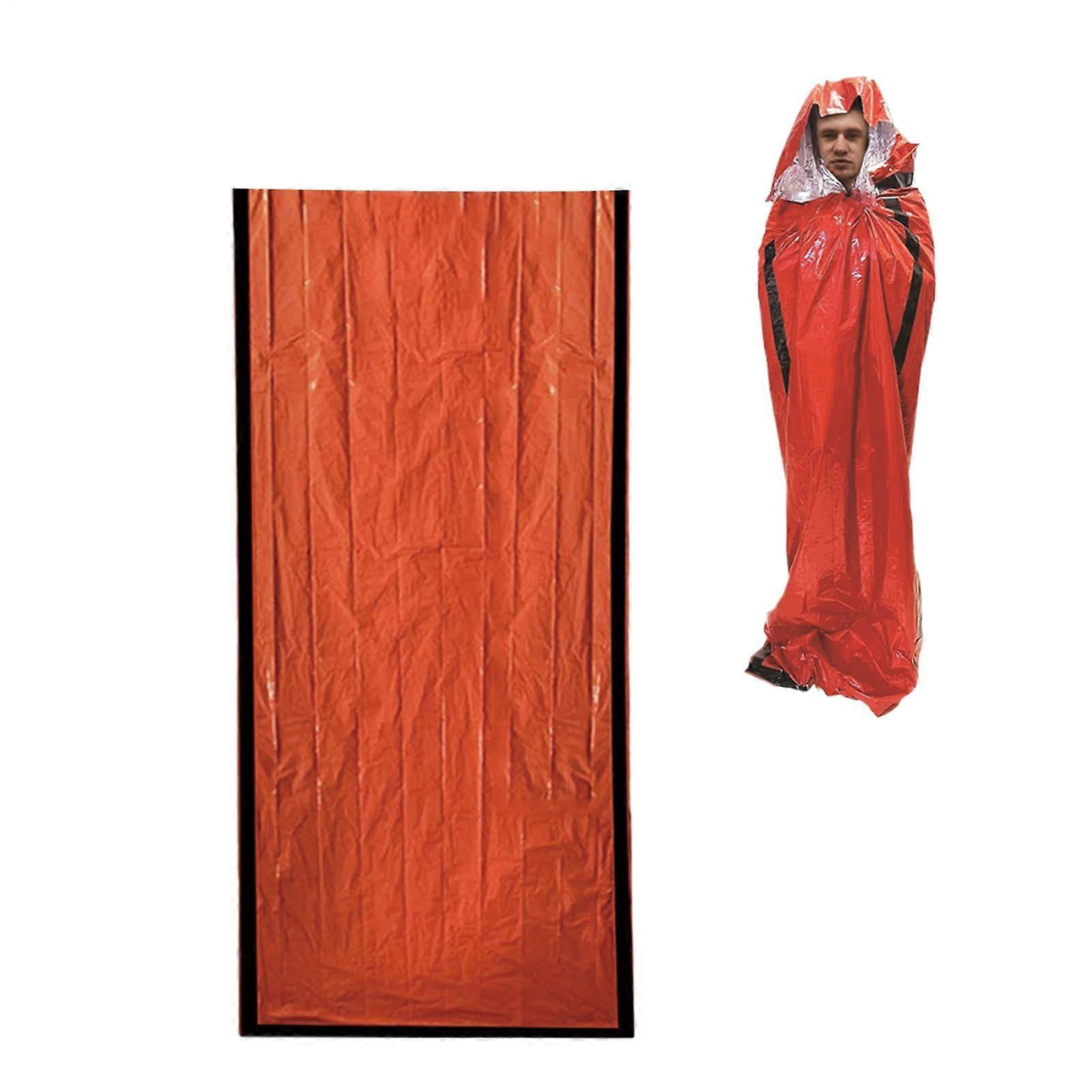 Sacs de Couchage pour Adultes, Temps Froid Chauds Imperméables pour le Camping Orange