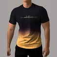 thumbnail image 2 of Xdzjlr Men's Shirt 3D Printing Tees Basic Top Trendy Tshirt Men,S, 2 of 4