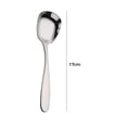 thumbnail image 1 of Meitianfacai 2 Pcs Cuillère en Acier Inoxydable Cuillère à Dessert Cuillère à Riz, 1 of 1