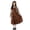Coffee, variant on LIJCC Overall Dress for Kid Girls Jumper Dress with Pockets A Line Pinafore Overall Jumper Midi Long Dress Casual Suspender Straps Tiered Maxi Dress